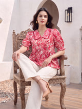 Rosewater Collar Blouse