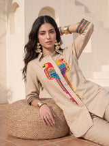 Beige Kayan Co-ord Set