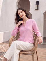 Rosé Stripe Shirt