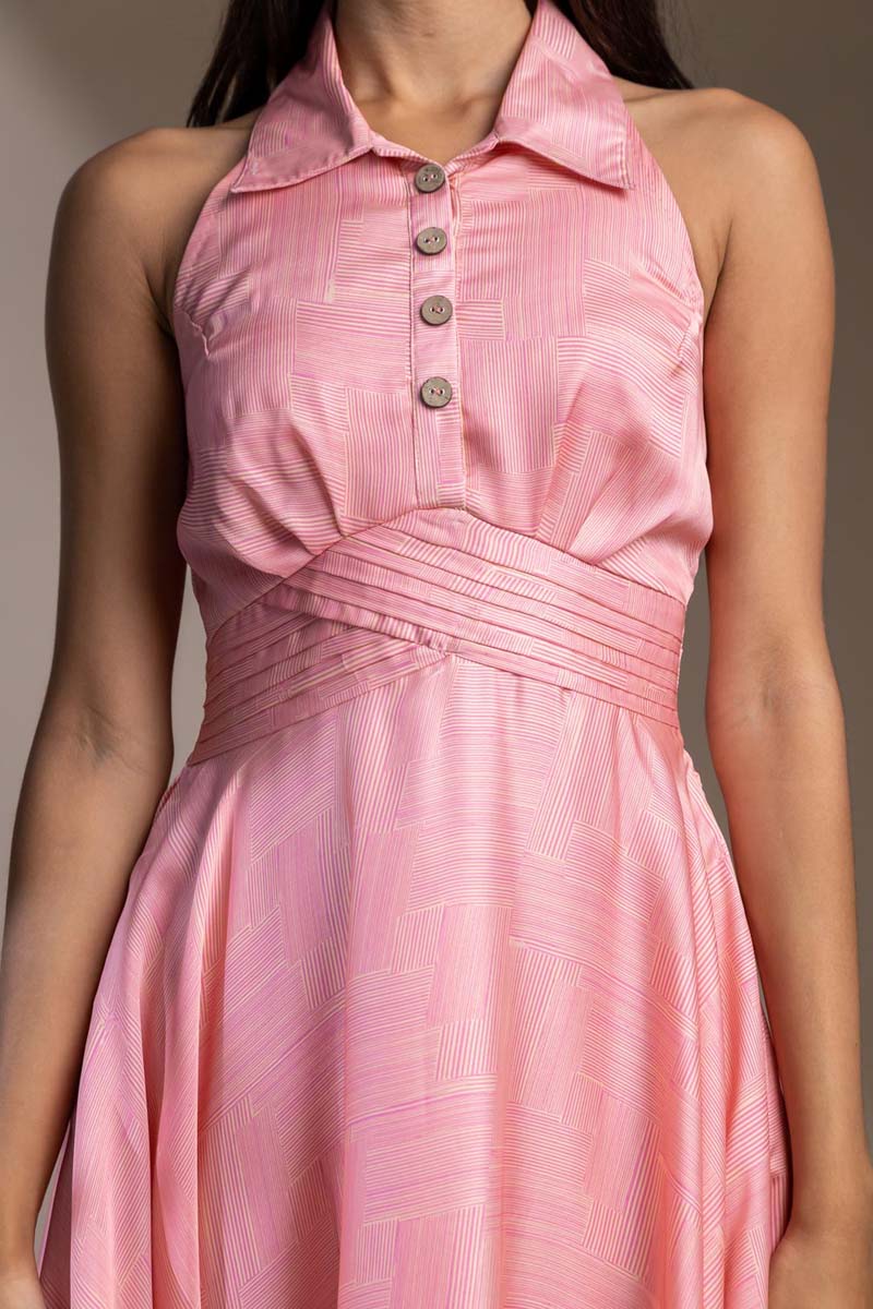 Roswell pink knee length Dress