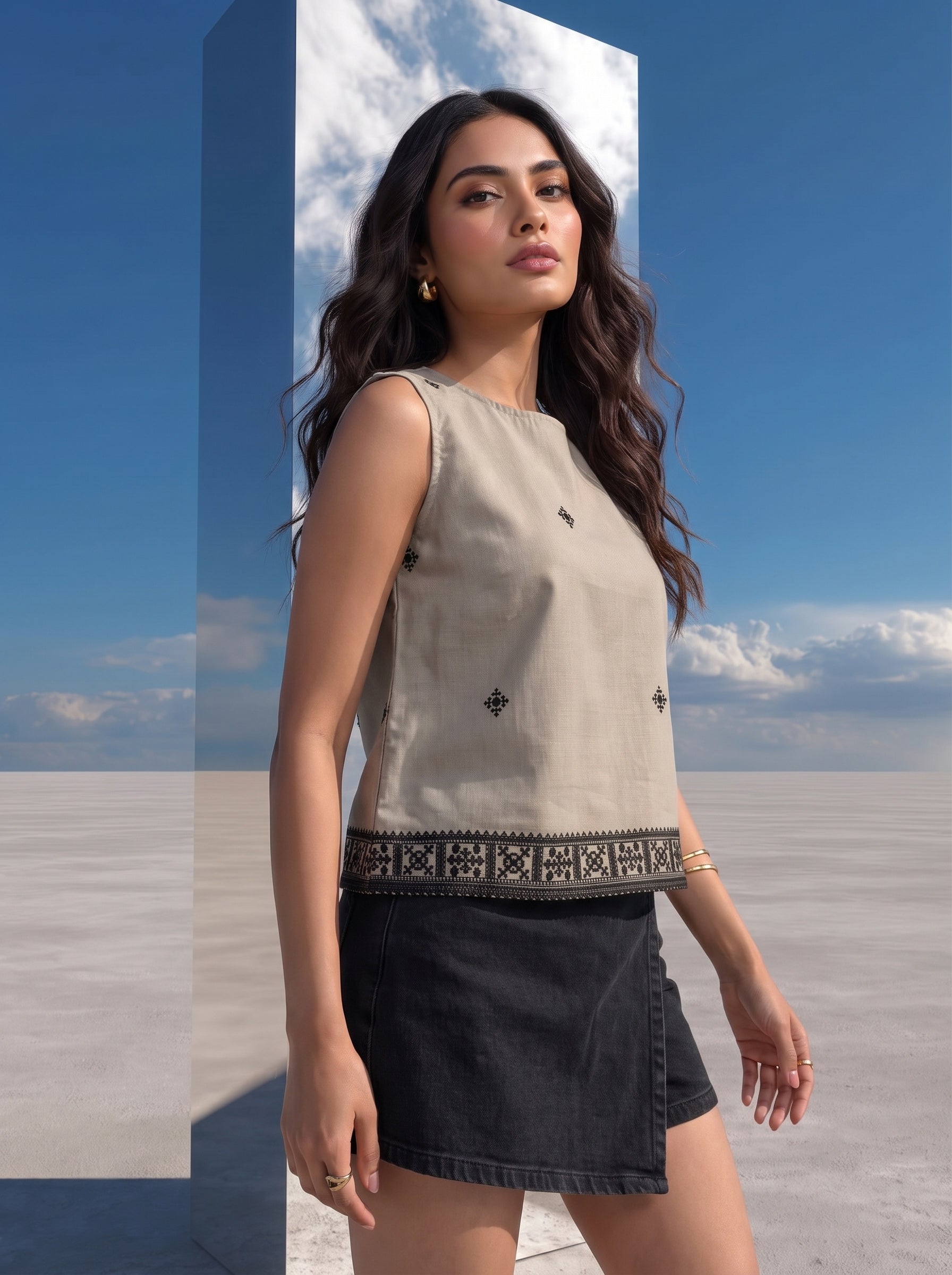 Desert Nomad Printed Tank