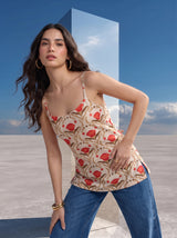 Sienna Bloom Satin Cami