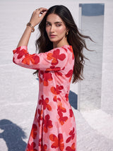 Petal Crush Pink Bloom Dress