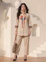 Beige Kayan Co-ord Set