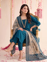Royal Teal Core Suit Set