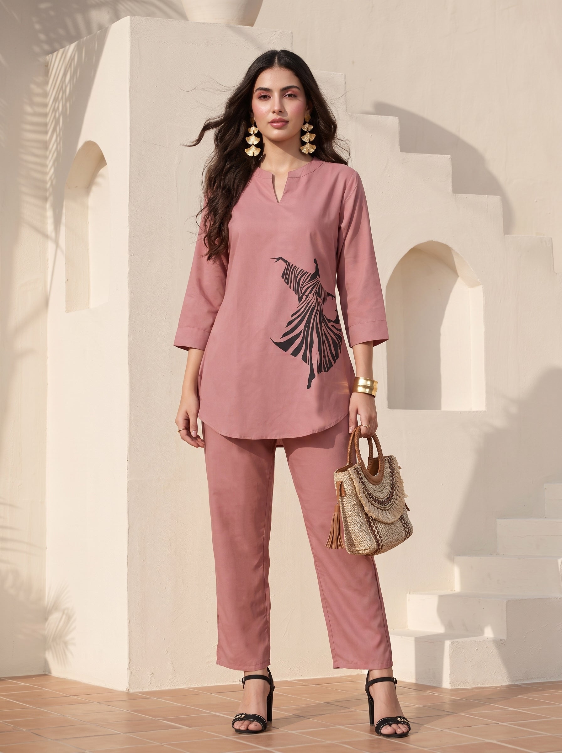 Rosewood Insiya Co-ord Set
