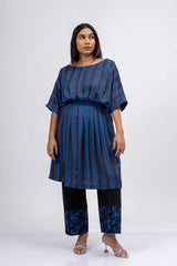 MoonFall Black and Blue Printed Co-ord Set