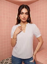 White Zuri Top