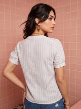 White Zuri Top