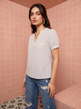 White Zuri Top