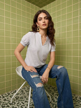 White Rumi Top