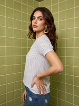 White Rumi Top