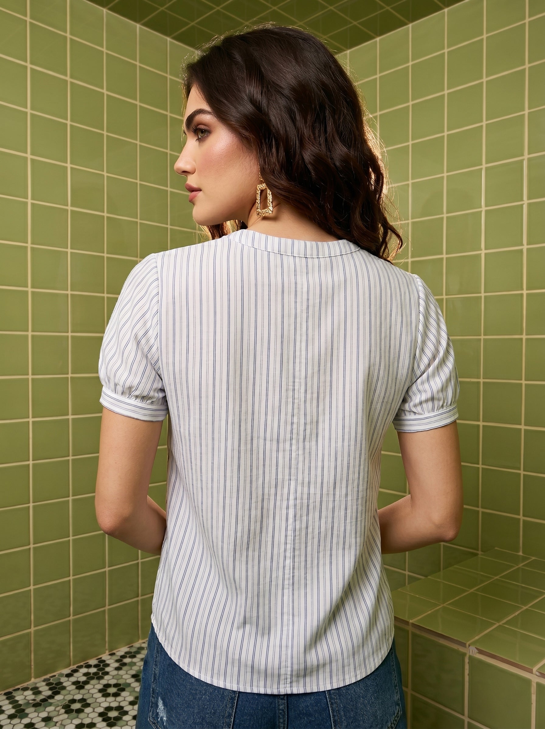 White Rumi Top