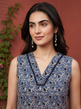 Grey-Blue Imar Top