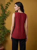 Maroon Sasha Top