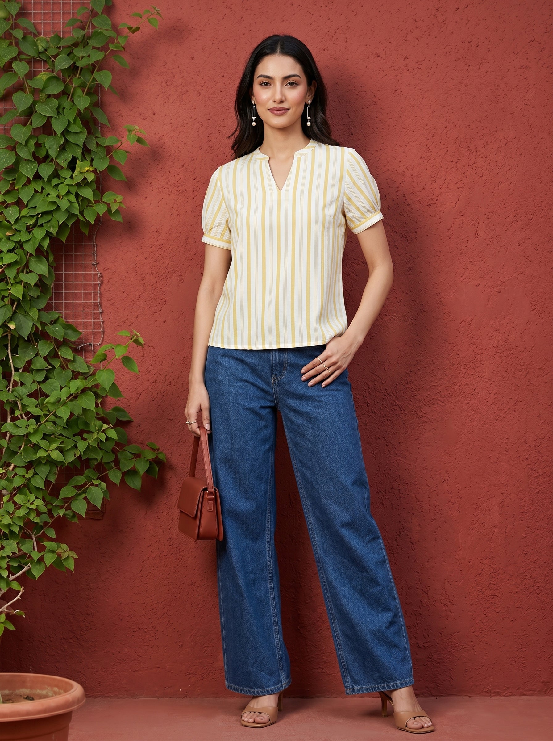 Yellow Mehar Top