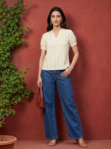 Yellow Mehar Top