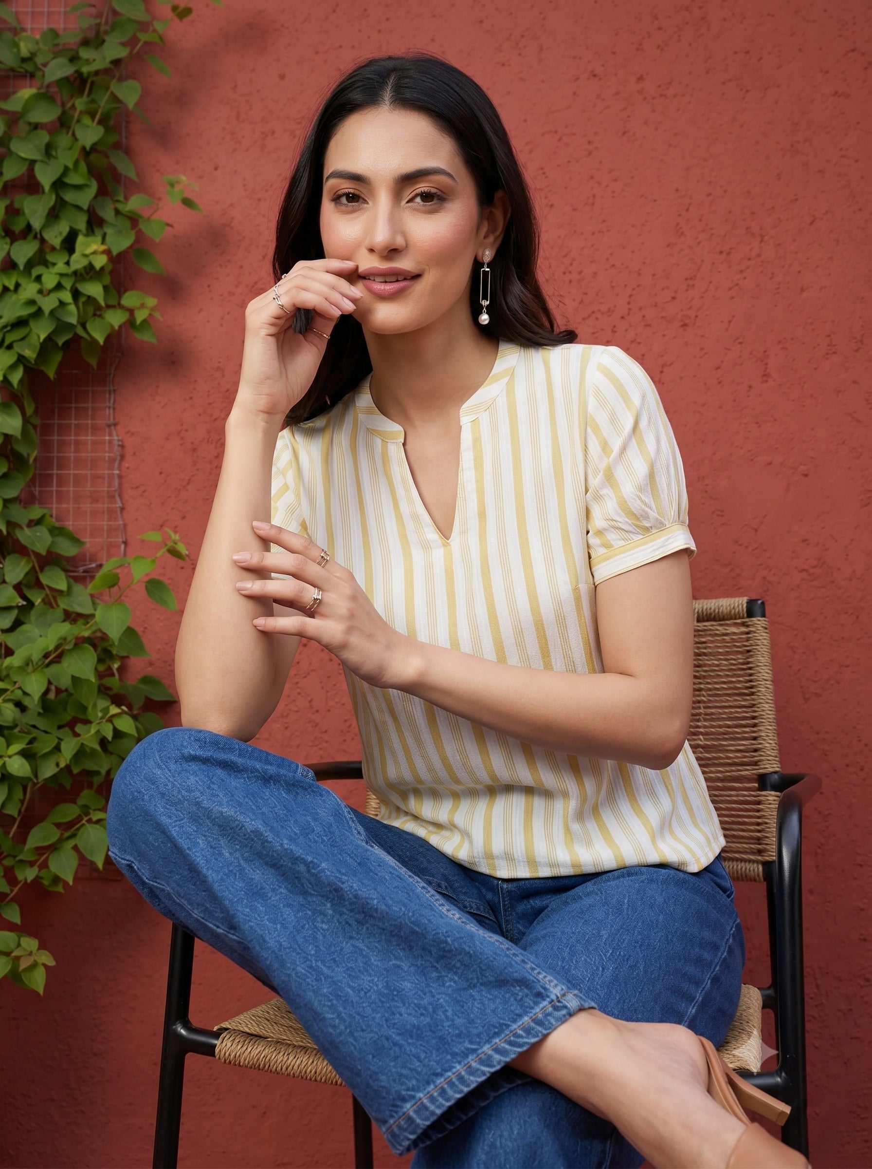 Yellow Mehar Top