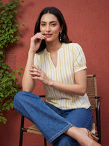 Yellow Mehar Top