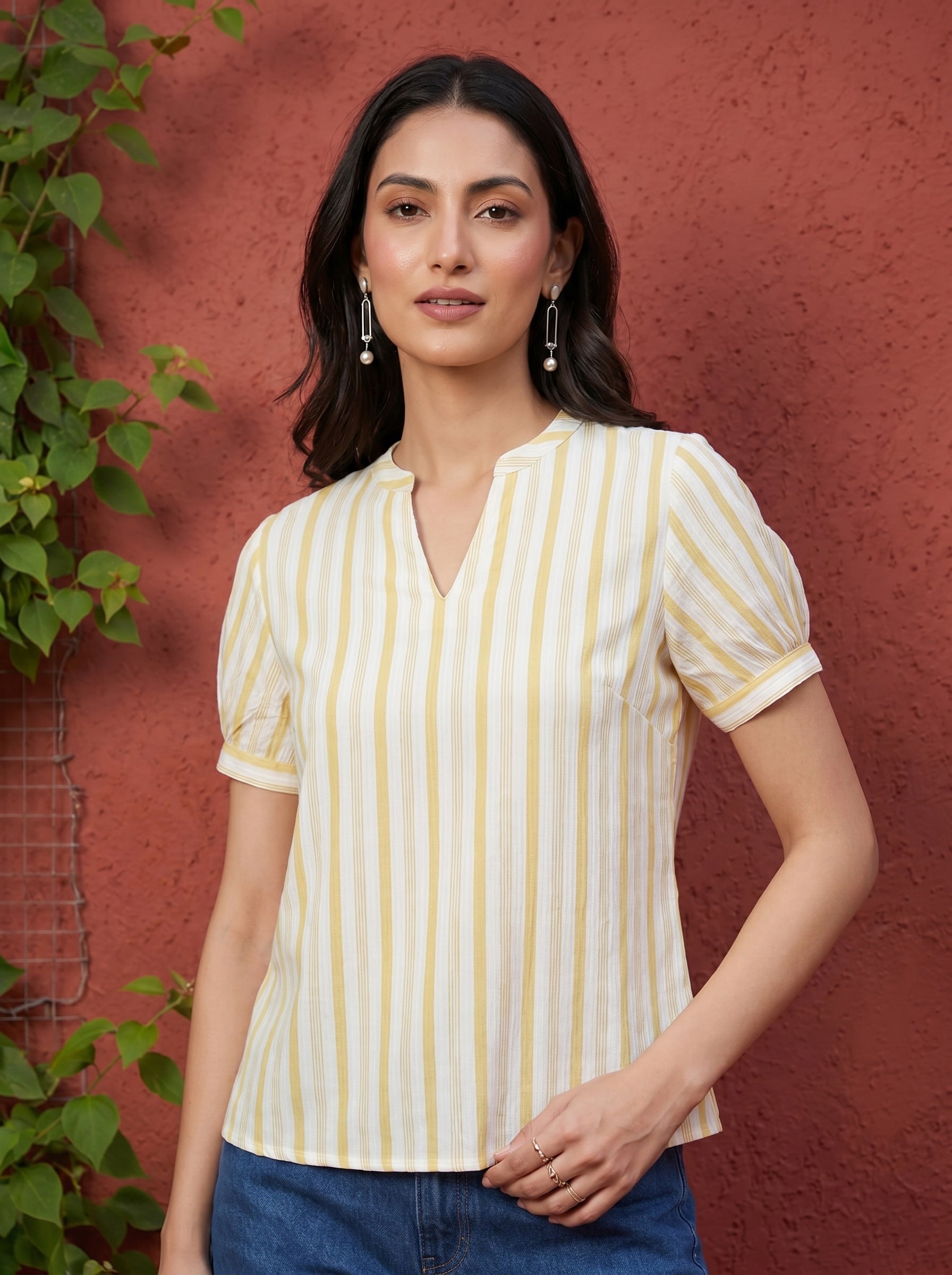 Yellow Mehar Top