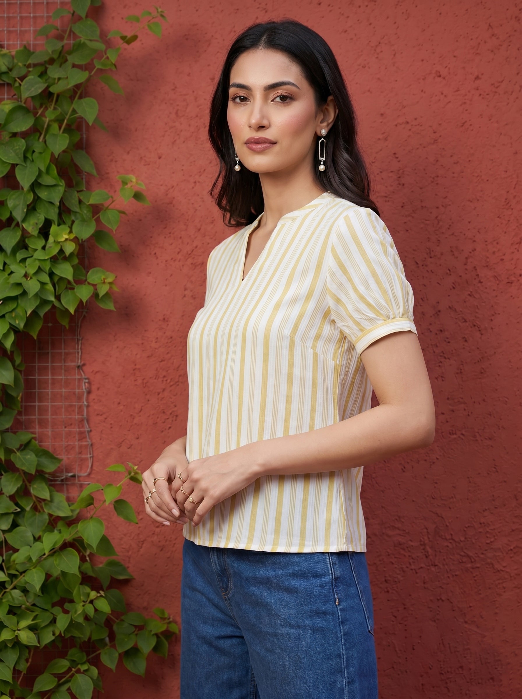 Yellow Mehar Top