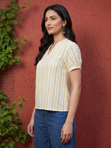 Yellow Mehar Top