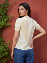 Yellow Mehar Top