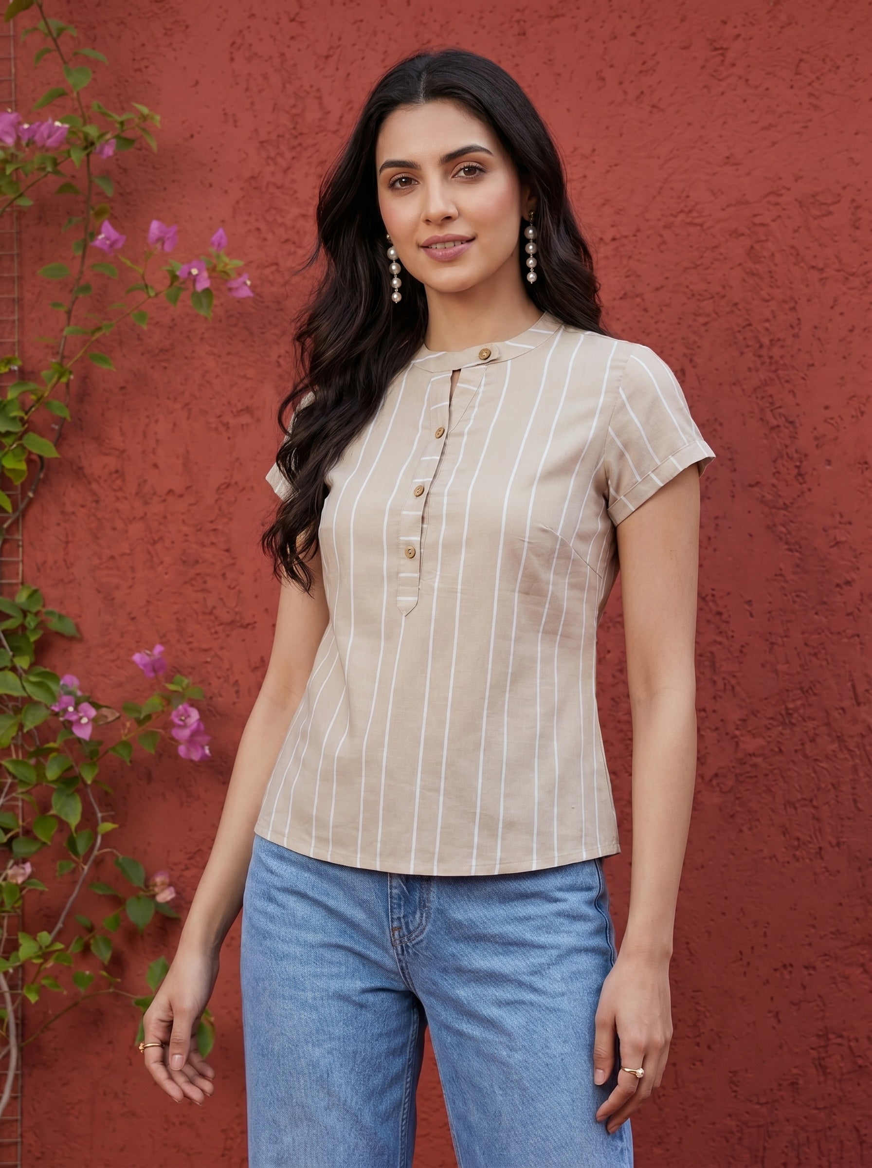 Beige Arya Top
