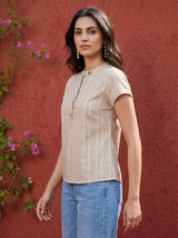 Beige Arya Top