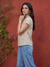 Beige Arya Top
