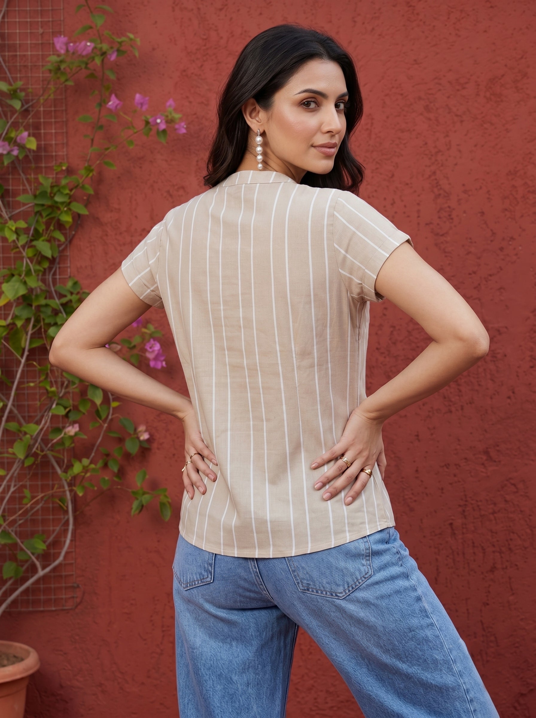 Beige Arya Top