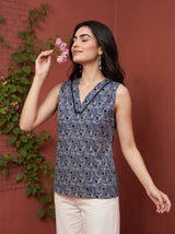 Grey-Blue Imar Top