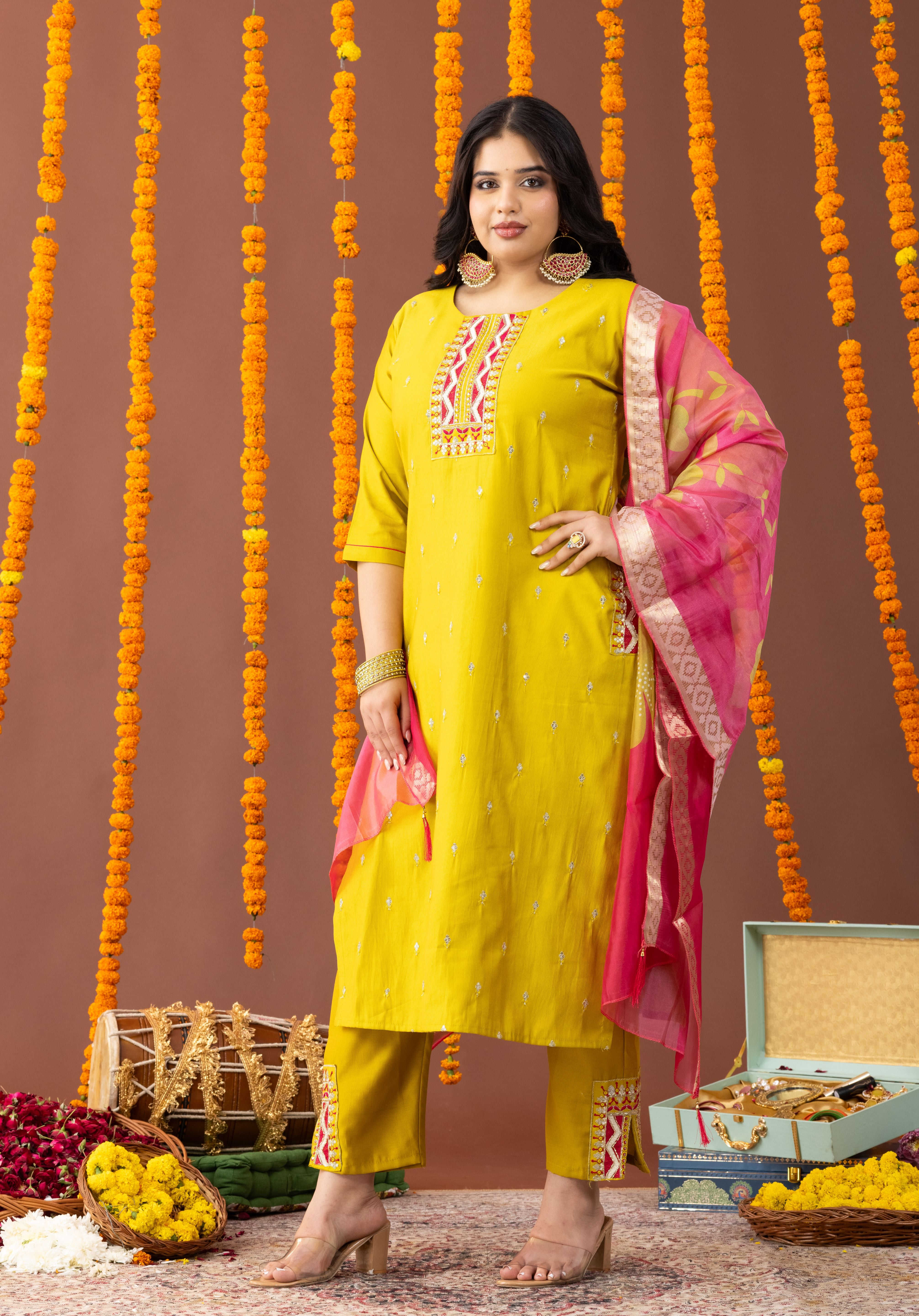 Shagun 3-Piece Dupatta Set