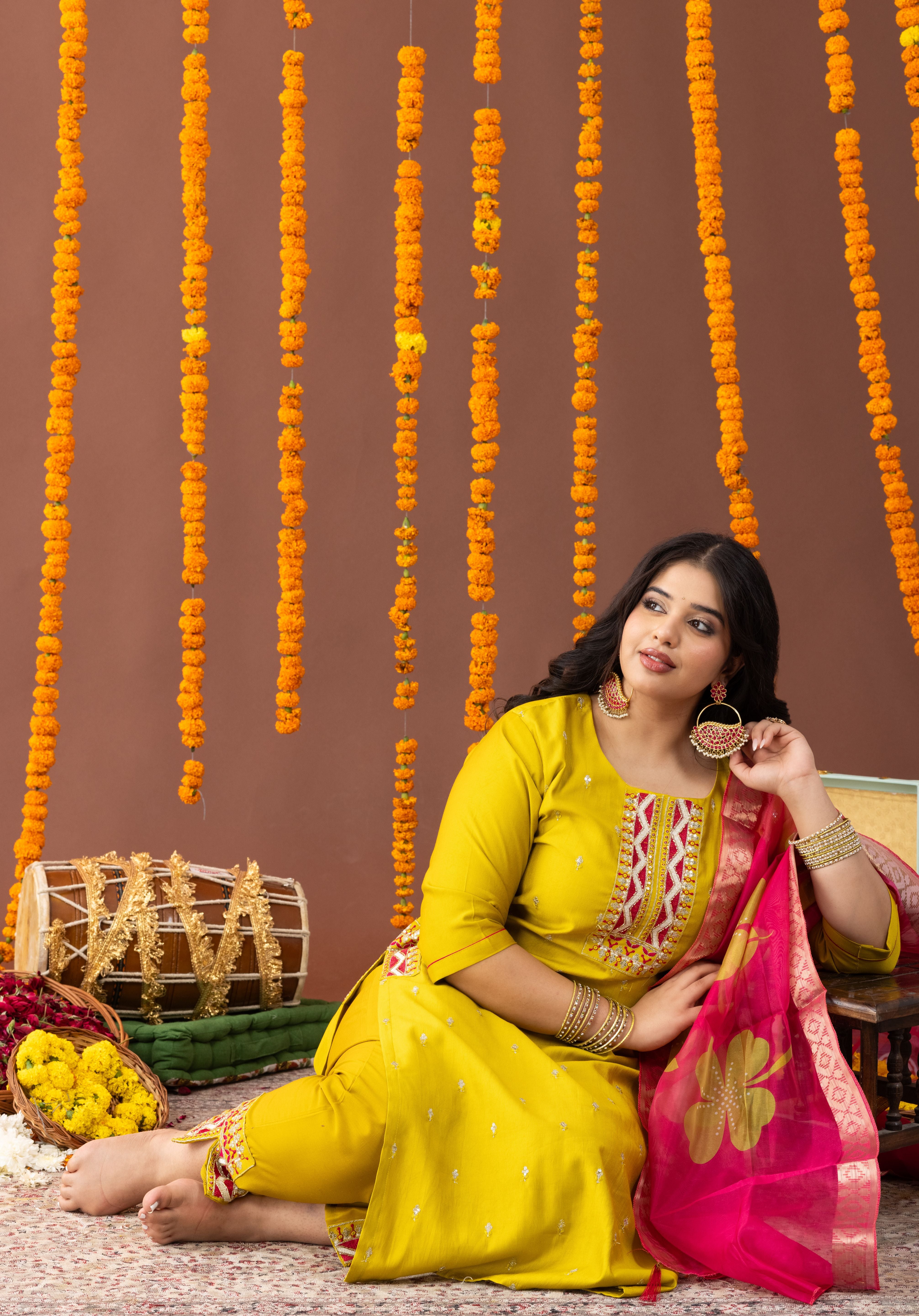 Shagun 3-Piece Dupatta Set