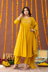 The Sunshine Bloom Anarkali Set