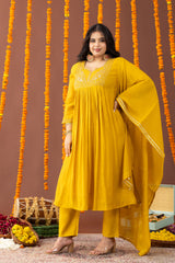 The Sunshine Bloom Anarkali Set