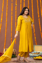 The Sunshine Bloom Anarkali Set