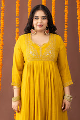 The Sunshine Bloom Anarkali Set