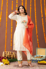 The Utsav Ivory Suite Set