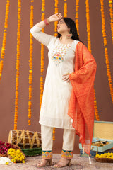 The Utsav Ivory Suite Set