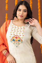 The Utsav Ivory Suite Set