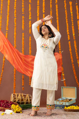 The Utsav Ivory Suite Set