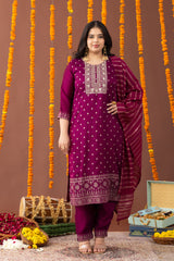 Gulab 3 Piece Suit Set