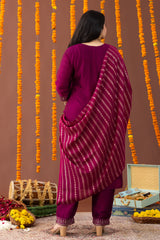 Gulab 3 Piece Suit Set