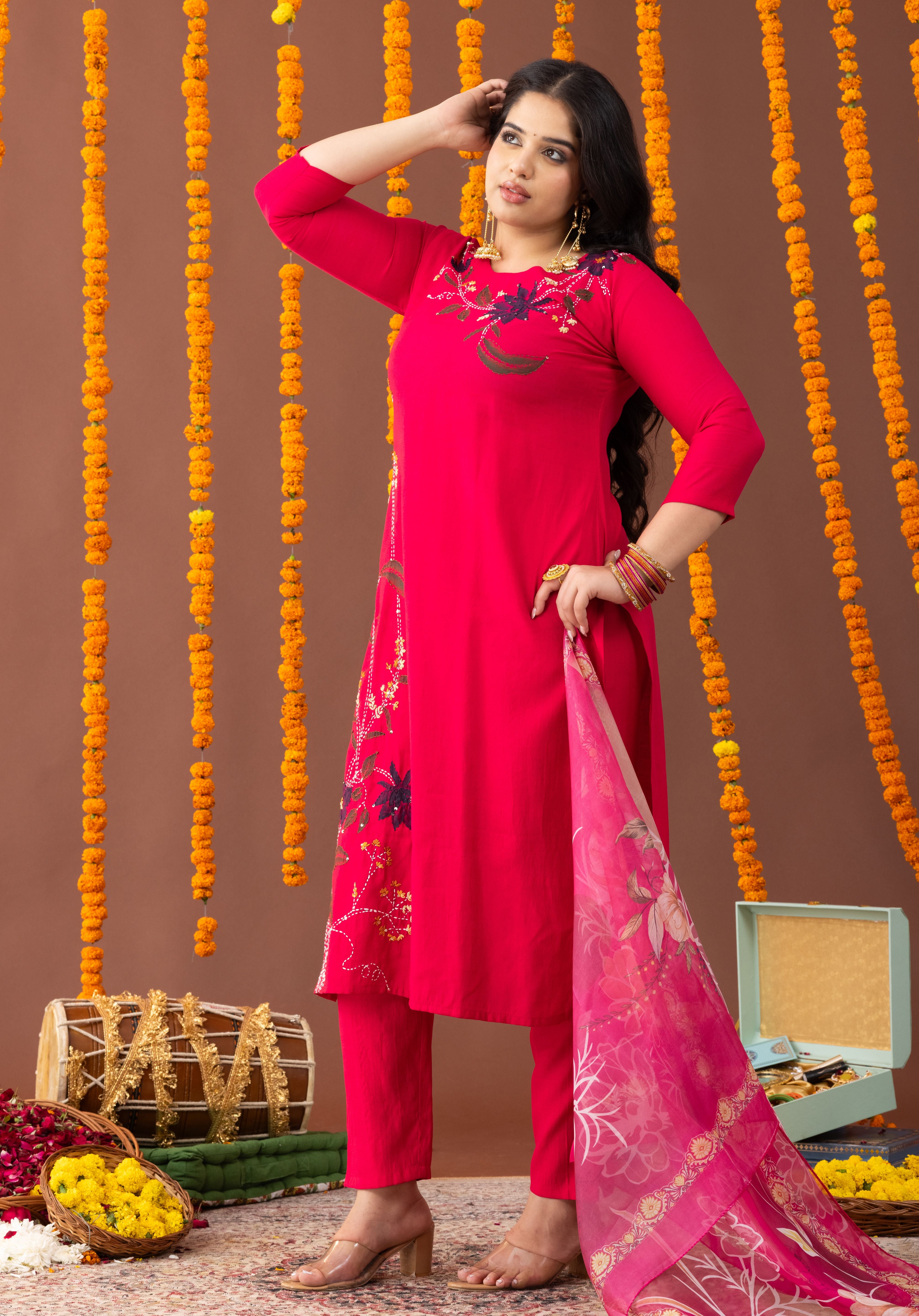 Gulzaar Charm 3 Piece Suit Set