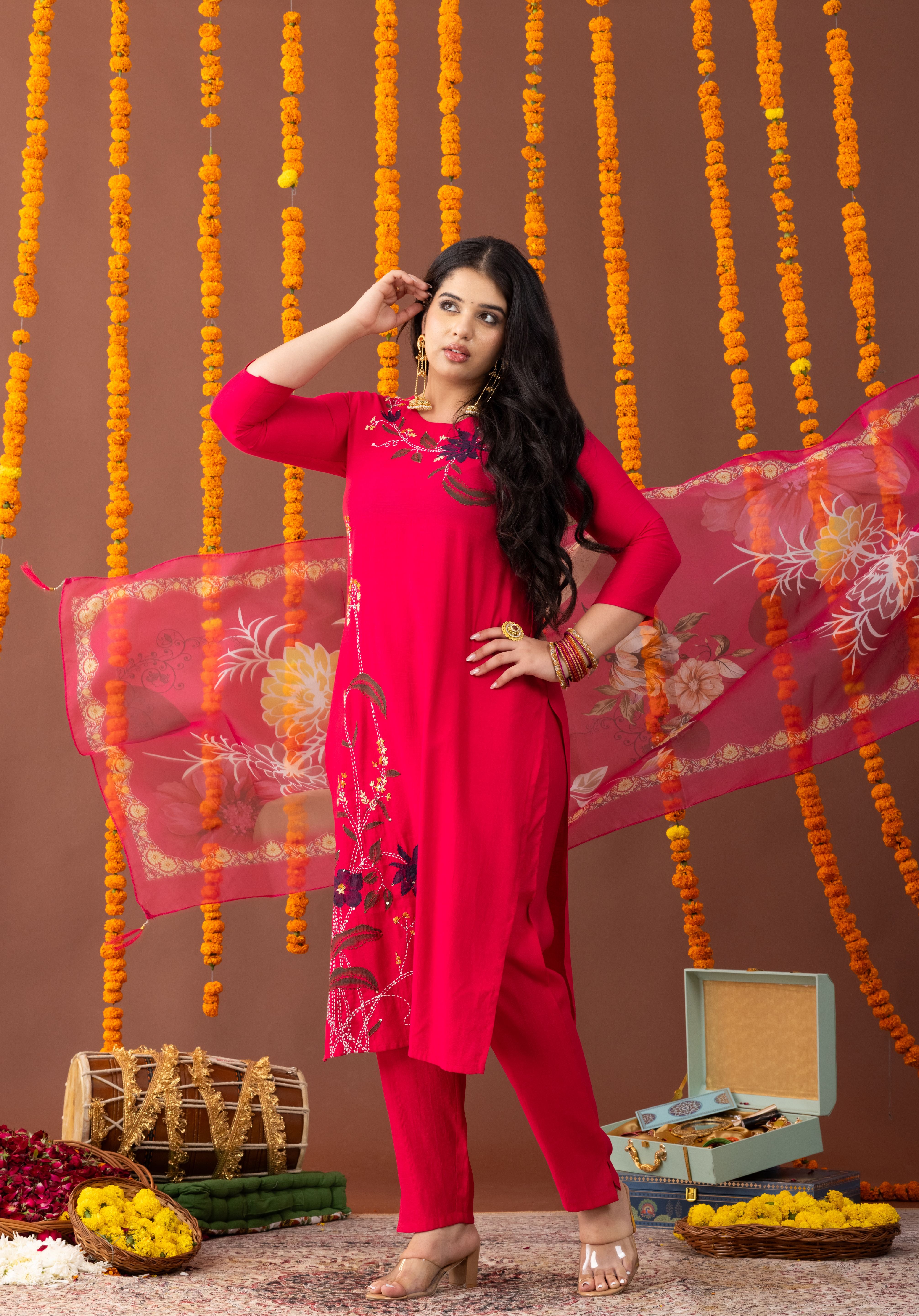Gulzaar Charm 3 Piece Suit Set