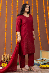 Noor-E-Sham 3 Piece Suit Set