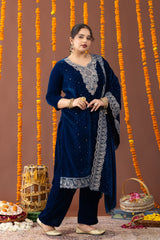 The Makhmal Velvet Festive Set