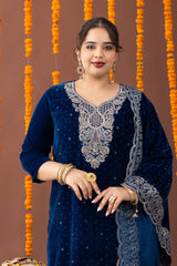 The Makhmal Velvet Festive Set