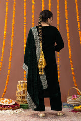 Mannat Velvet 3 Piece Suit Set